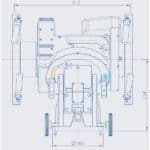 Twin Saddle EQ8 Dimensions
