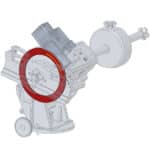 Worm Shroud Seal kit for EQ8 or EQ8 R 1
